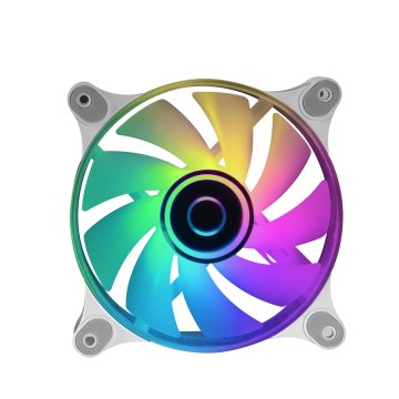 Ventilador Interno Mars Gaming Mf-3d White 12x12cm Argb Efecto Espejo Infinito 2
