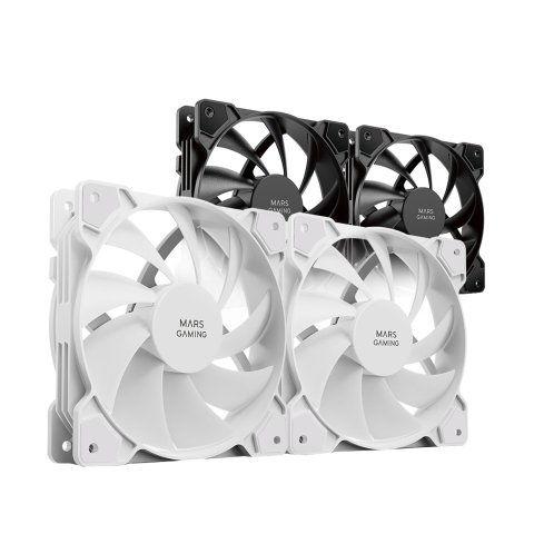 Kit 2xventilador Interno Mars Gaming Mf-prox2 White Ultra Silenciosos Fdb Bearing Antivibración