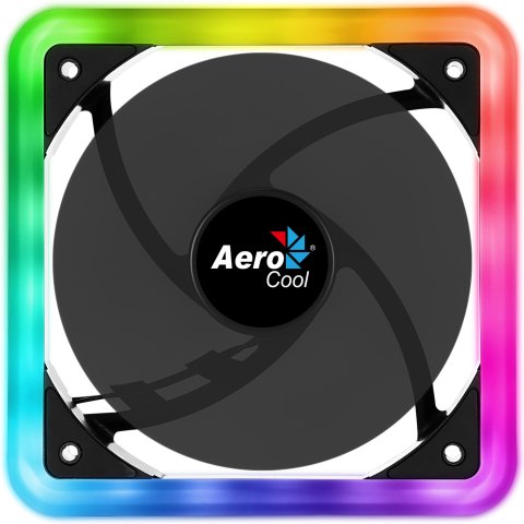 Ventilador Interno Aerocool Edge Argb 140mm Anillo Led Dual Conexion 3.4 Y 6pin