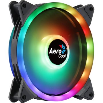 Ventilador Int. Aerocool Duo Argb 140mm Anillo Led Dual
