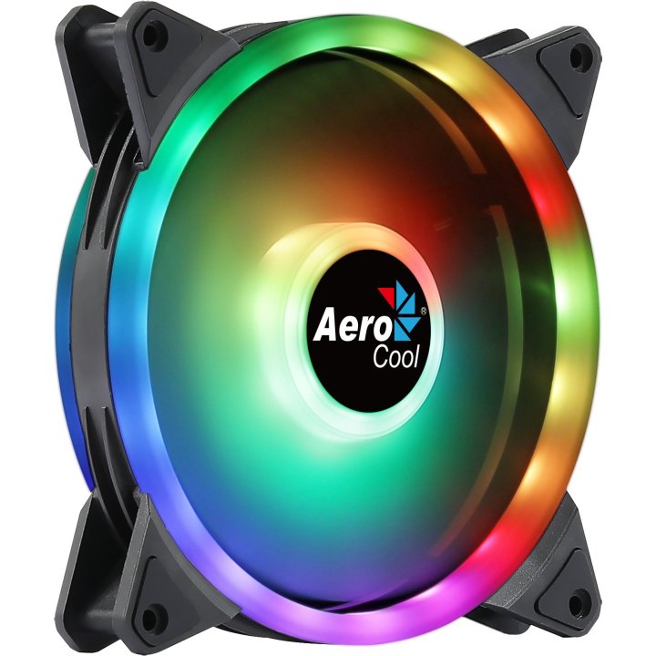 Ventilador Int. Aerocool Duo Argb 140mm Anillo Led Dual
