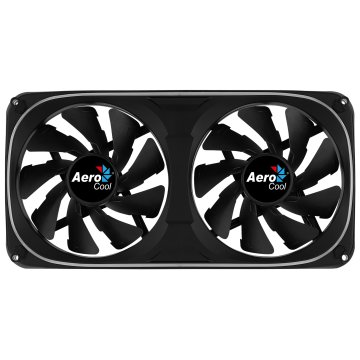 Ventilador Interno Dual 240x120mm Aerocool Astro Argb 2xventilador 120mm Diseño En Fibra De Carbono Antivibracion 2