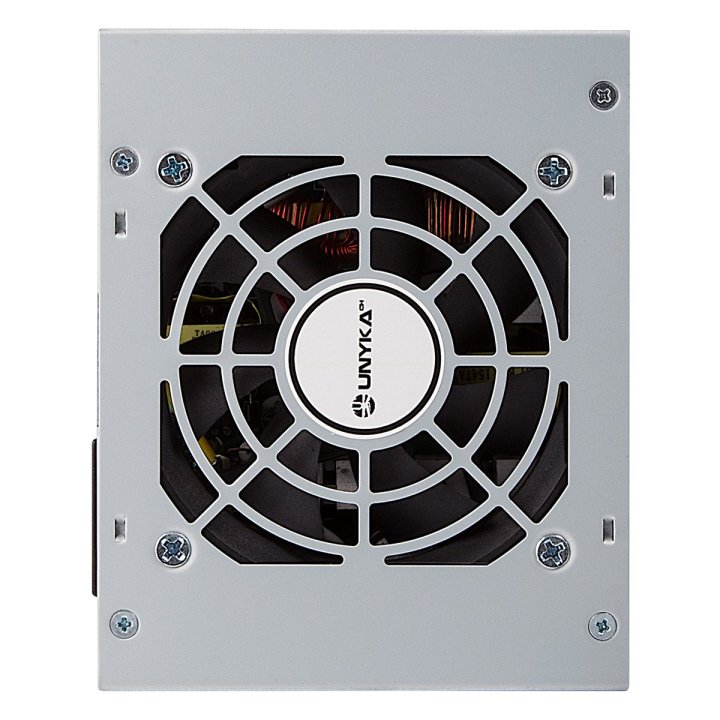 Fuente De Alimentacion Unykach Sfx 52002 300w 85% De Eficiencia Energetica Apfc Activo Ventilador 80mm Silencioso