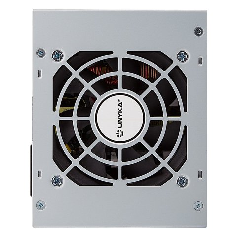 Fuente De Alimentacion Unykach Sfx 52002 300w 85% De Eficiencia Energetica Apfc Activo Ventilador 80mm Silencioso