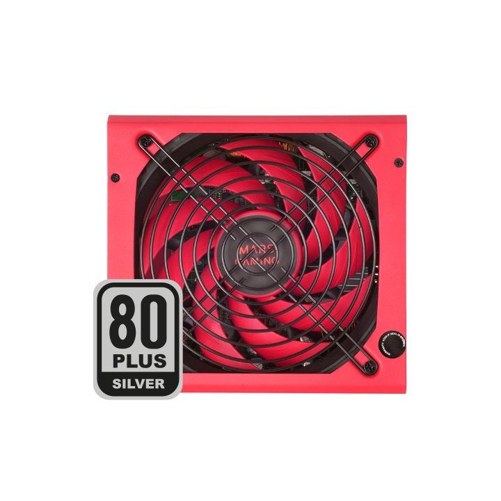 Fuente De Alimentacion Tacens Mars Gaming Vulcano 750w Modular Certificado 80 Plus Silver, Pfc Activo, Vent. 14x14cm, Cablead
