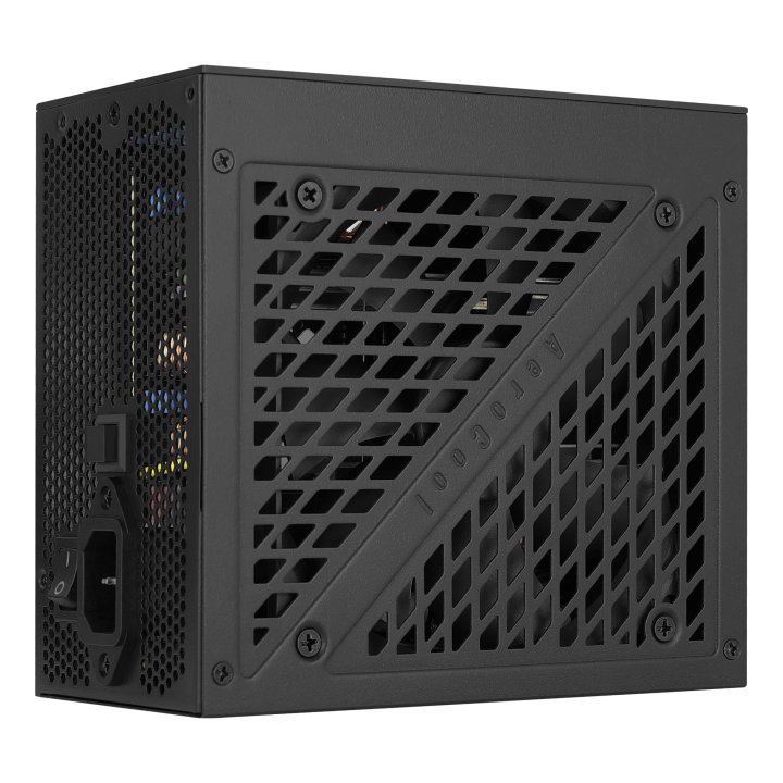 Fuente Alimentacion Aerocool Mirage 650w Certificado 80 Plus Gold Pfc Activo, Vent. 12x12cm Ultra Silencioso Haswell Rgb Infi