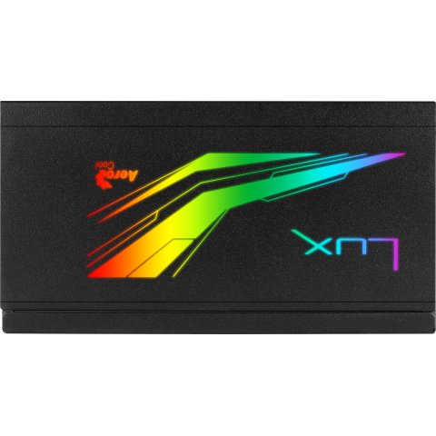 Fuente Alimentacion Aerocool Lux Rgb 650w, Certificado 80 Plus Bronze, Modular , Pfc Activo, Vent. 12x12cm Iluminacion Rgb-a 