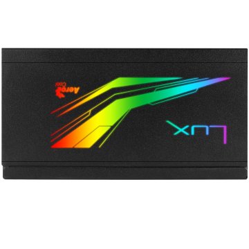 Fuente Alimentacion Aerocool Lux Rgb 550w, Certificado 80 Plus Bronze, Modular , Pfc Activo, Vent. 12x12cm Iluminacion Rgb-a  2