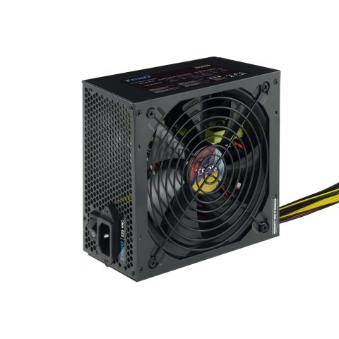 Fuente De Alimentación Tooq Tqapolo-650sp Atx Con Pfc Activo 5 Sata 3 Molex , Negro Destinada Para Reparaciones