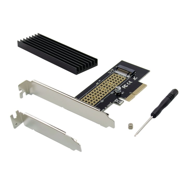Controladora Pcie Conceptronic Emrick05bs Pcie A Disco Ssd M2 Con Disipador De Aluminio ( No Compatible M2 Clave B)