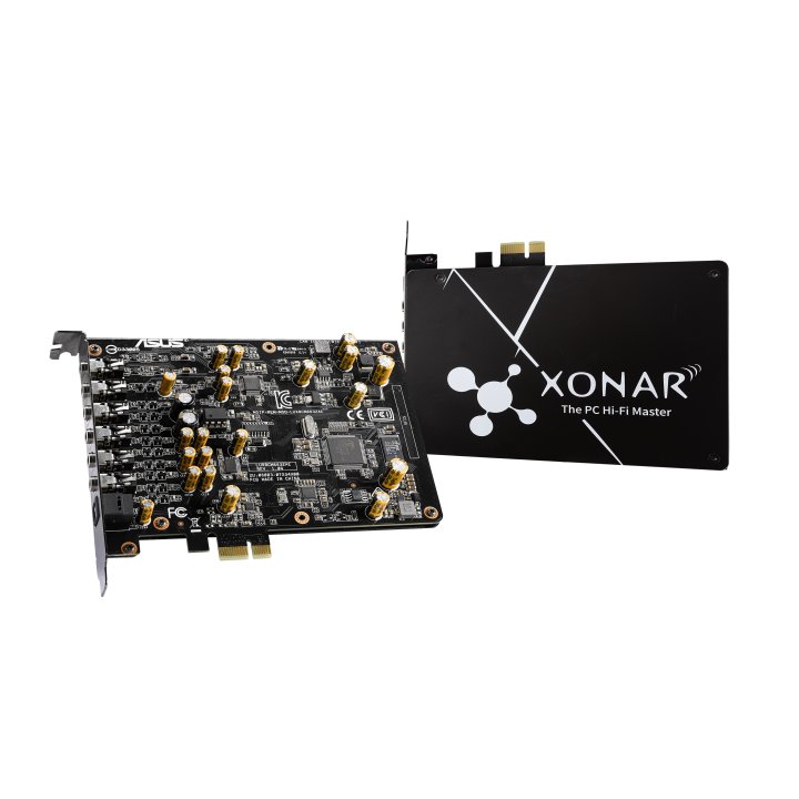 Tarjeta De Sonido Asus Xonar_ae Pcie Con 7.1 Canales 192khz   24-bit 110db 90ya00p0-m0ua00