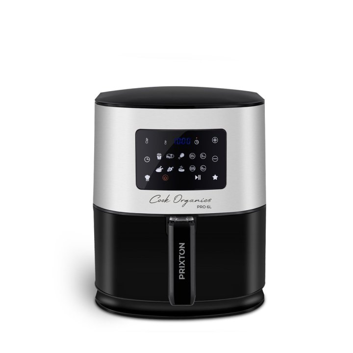 Freidora Por Aire Prixton Cook Organics Compact Pro 6l 6 Programas Tactil 1700w