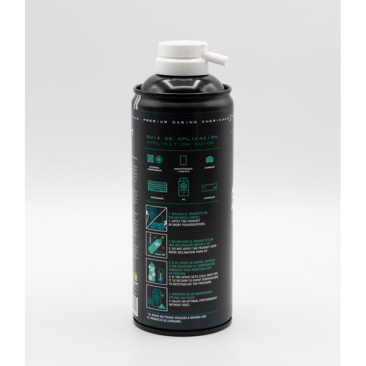 Synctech Eliminador De Polvo Ghost Spray 300ml Alta Presion Canula De Extension Sin Olor 8003s0020