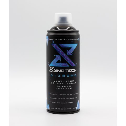 Synctech Espuma Activa Diamond Spray 400ml Para Limpieza De Pantallas Pulverizacion Micronizada Secado Rapido 8001s0020