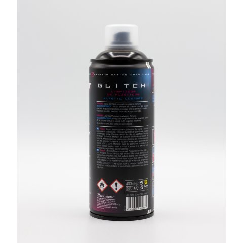 Synctech Aerosol Para Plasticos Glitch Spray 400ml Limpia Reacondiciona Y Protege Superficies Plasticas