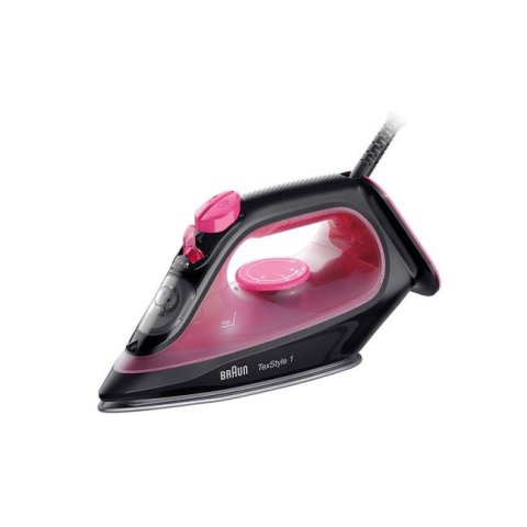 Plancha De Vapor Braun Texstyle Si1070pu Morado blanco Suela De Ceramica 130g min Vapor 2000w Deposito 220 Ml