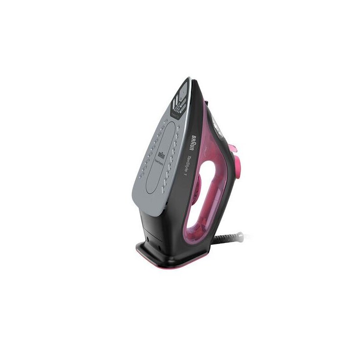 Plancha De Vapor Braun Texstyle Si1070pu Morado blanco Suela De Ceramica 130g min Vapor 2000w Deposito 220 Ml