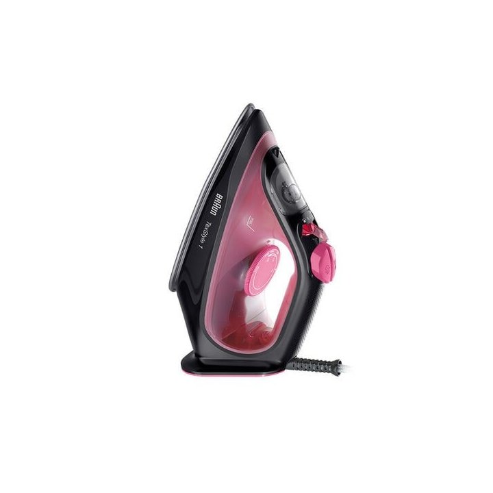 Plancha De Vapor Braun Texstyle Si1070pu Morado blanco Suela De Ceramica 130g min Vapor 2000w Deposito 220 Ml