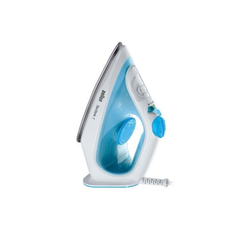 Plancha De Vapor Braun Texstyle Si1050bl Azul blanca Suela De Ceramica 120 G min Vapor 2000w Deposito 220ml