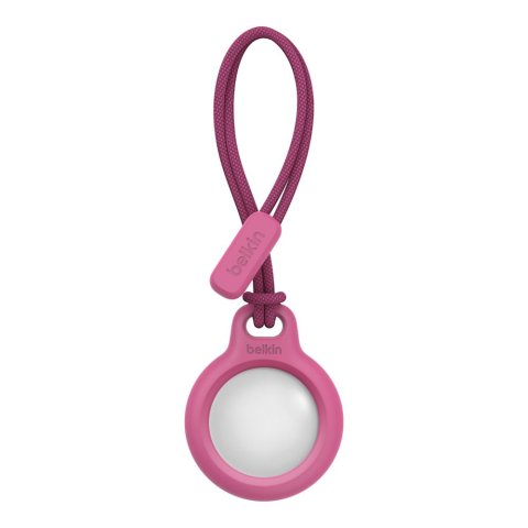 Llavero Belkin F8w974btpnk Apple Airtag Rosa Con Correa