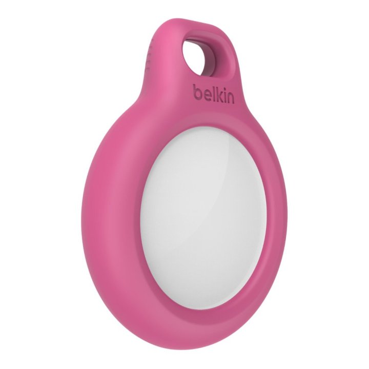 Llavero Belkin F8w974btpnk Apple Airtag Rosa Con Correa