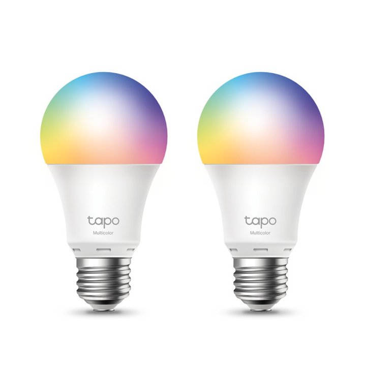 Bombilla Led Wifi Inteligente Tp-link Tapo L530e Pack 2u E27 2500k A 6500k Regulable En Brillo Y Colores De L Luz Compatible 