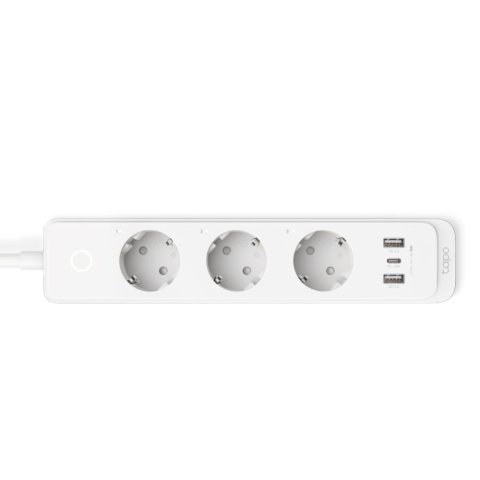 Regleta Alimentacion De Enchufes Inteligentes Wifi Tp-link Tapo P300 3 Enchufes Y 2 Puertos Usb 3.0 De 18w Configuracion Hora