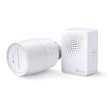 Kit Tp-link Kasa Valvula Termostatica Y Hub Para Radiador Control Por Voz Compatible Con Asistentes 