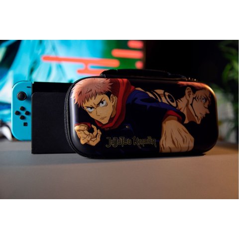 Funda Konix Switch Jujutsu Kaisen Compatible Con Switch Y Version Lite Red Para Amacenaje Color Negra