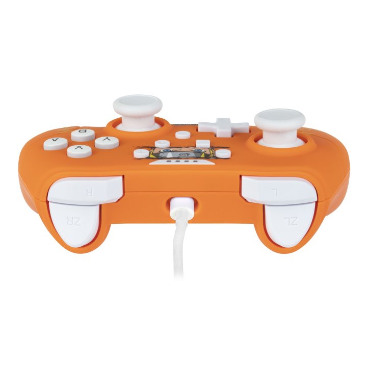 Gamepad Konix Switch Naruto Cable 3m Compatible Con Pc Color Naranja Kx-nar-sw-pad-ora
