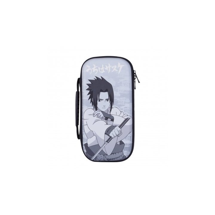 Funda Konix Switch Naruto Sasuke Compatible Con Switch Y Version Lite Red Almacenaje 8 Cartuchos Kx-bp-nar-sske