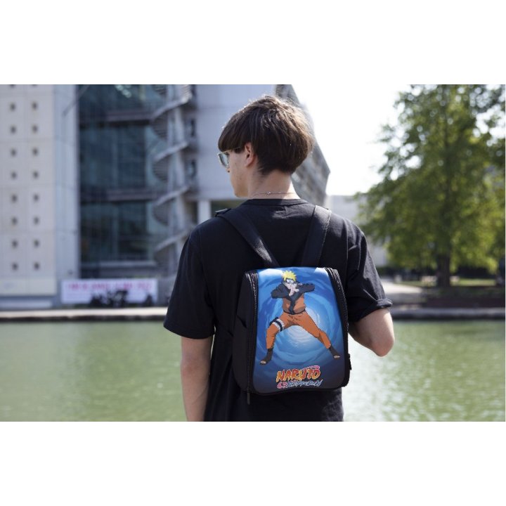 Mochila Konix Switch Naruto Backpack Compartimento De Switch+ Accesorios Acolchado Kx-nar-naru-bpk