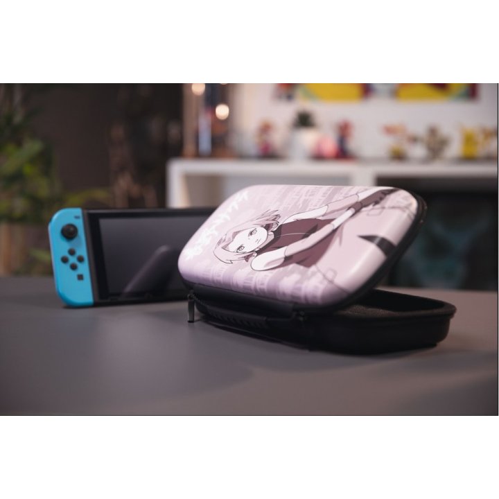 Funda Konix Switch Naruto Sakura Compatible Con Switch Y Version Lite Red Almacenaje 8 Cartuchos Kx-bp-nar-skra