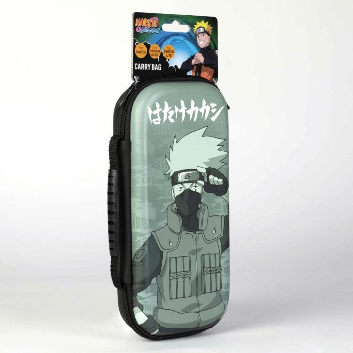 Funda Konix Switch Naruto Kakashi Compatible Con Switch Y Version Lite Red Almacenaje 8 Cartuchos Kx-bp-nar-kksh