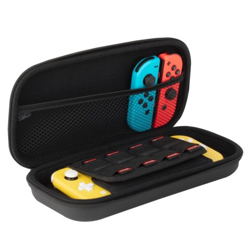 Funda Konix Switch Naruto Compatible Con Switch Y Version Lite Red Almacenaje 8 Cartuchos Kx-bp-nar-naru