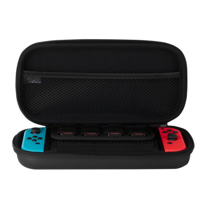 Funda Konix Switch Naruto Compatible Con Switch Y Version Lite Red Almacenaje 8 Cartuchos Kx-bp-nar-naru