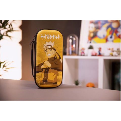 Funda Konix Switch Naruto Compatible Con Switch Y Version Lite Red Almacenaje 8 Cartuchos Kx-bp-nar-naru