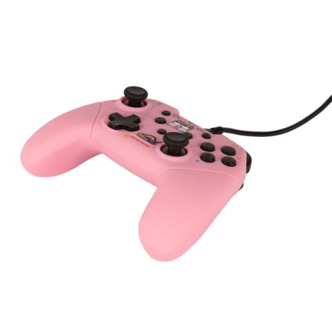 Gamepad Konix Switch Unik Be Love Cable 3m Compatible Con Pc Color Rosa Kx-unik-sw-pad-love