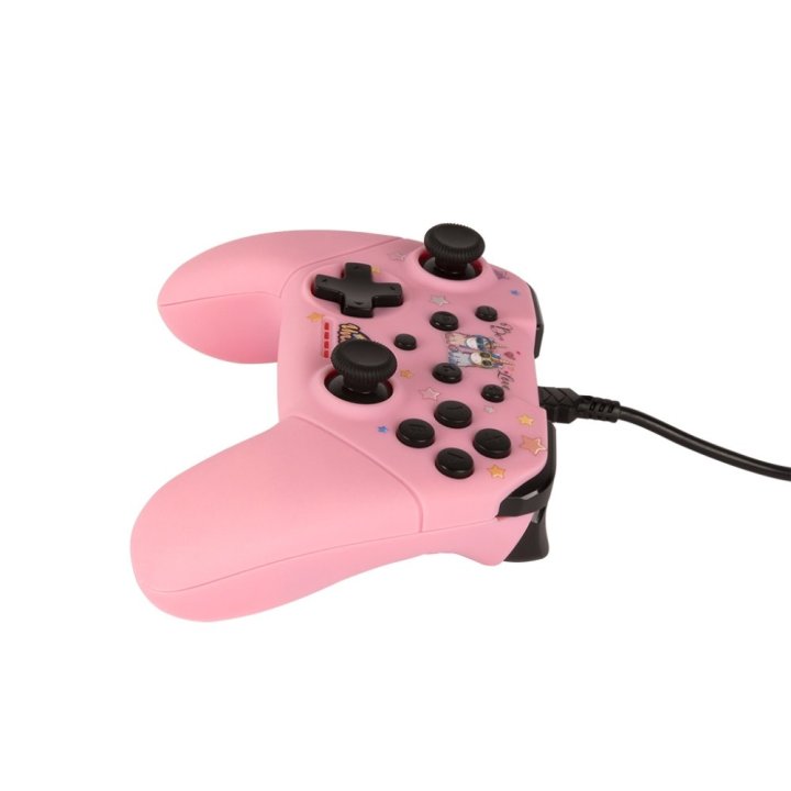 Gamepad Konix Switch Unik Be Love Cable 3m Compatible Con Pc Color Rosa Kx-unik-sw-pad-love
