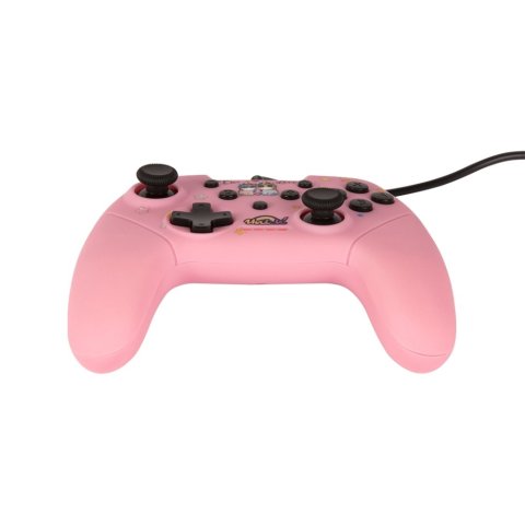 Gamepad Konix Switch Unik Be Love Cable 3m Compatible Con Pc Color Rosa Kx-unik-sw-pad-love