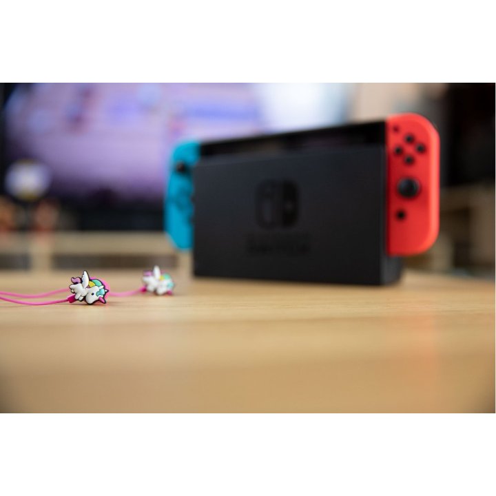 Auricular Intrauditivo Konix Unik In-ear Headphone Color Rosa Diseño Unicornios Kx-earp-unik