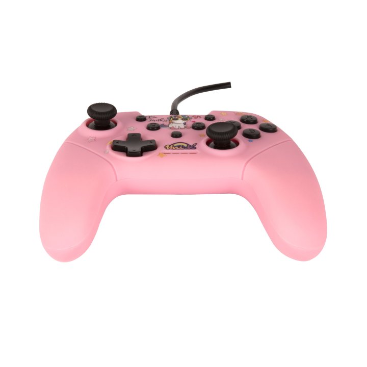 Gamepad Konix Switch Unik Be Funky Cable 3m Compatible Con Pc Color Rosa Kx-unik-sw-pad-funky