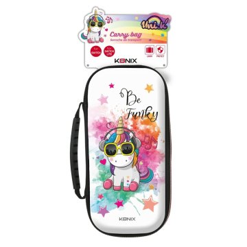 Funda Konix Switch Unik Be Funky Compatible Con Switch Y Version Lite Red Almacenaje 8 Cartuchos Kx-bp-unik-funky