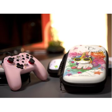 Funda Konix Switch Unik Be Funky Compatible Con Switch Y Version Lite Red Almacenaje 8 Cartuchos Kx-bp-unik-funky 2