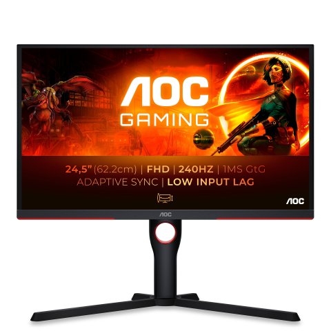 Monitor Aoc Gaming 25" 25g3zm 2hdmi Displayport Auricules  Full Hd 1920x1080 240hz 0,5ms  Vesa