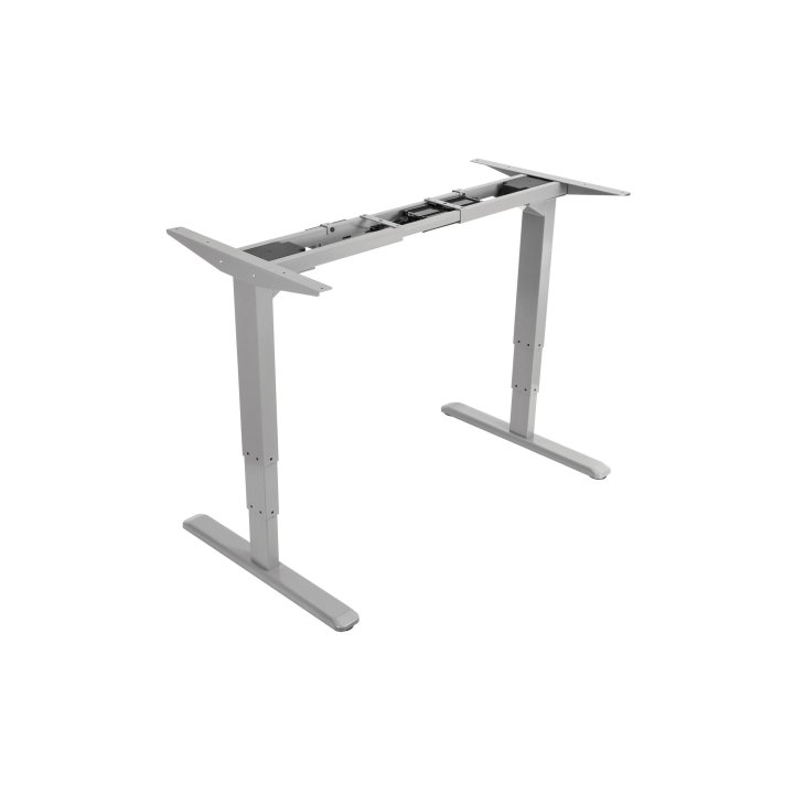 Mesa Electrica Ergonomica Altura Regulable Motor Dual Sin Tablero Color Estructura Gris Control Tactil Altura Desde 620mm-128