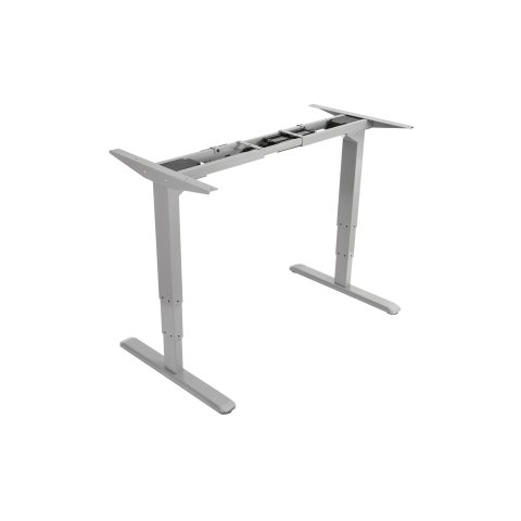 Mesa Electrica Ergonomica Altura Regulable Motor Dual Sin Tablero Color Estructura Gris Control Tactil Altura Desde 620mm-128