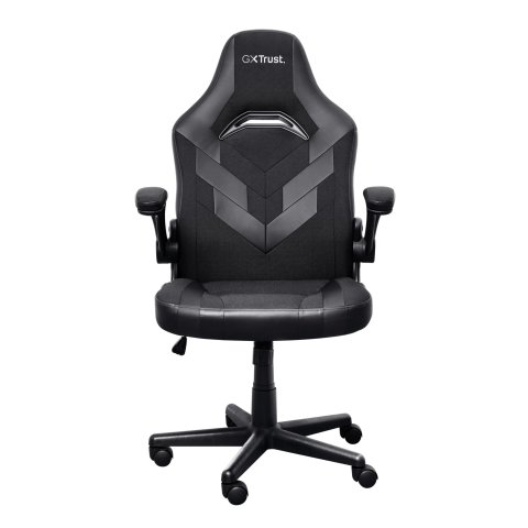 Silla Gamer Trust Gxt 703 Negra gris 25128 Elevador De Gas Clase 4 Reposabrazos Abatibles Bloqueo De Inclinacion Max. 140kg