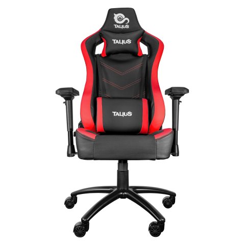 Silla Gamer Talius Vulture Negra roja Butterfly, 4d, Base Metwal, Ruedas Nylon