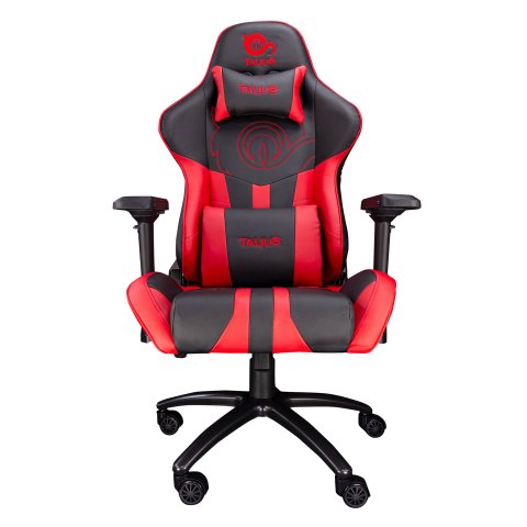 Silla Gamer Talius Viper Negra roja, 4d, Butterfly, Base Metal, Ruedas 60mm, Gas Clase 4